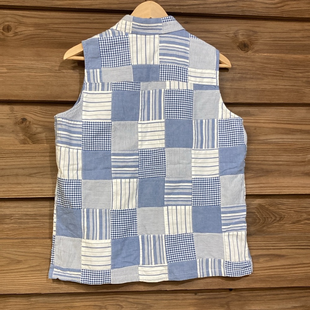 Jones New York Patchwork Blouse - image 4